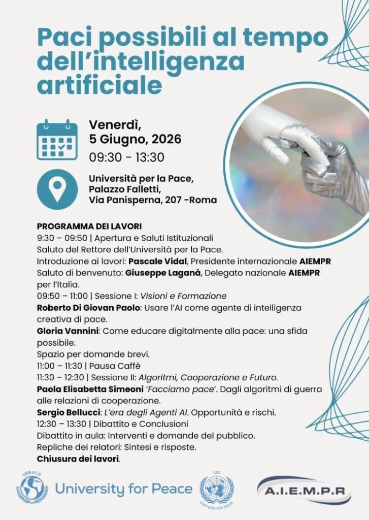 Paci possibili al tempo dell’intelligenza artificiale